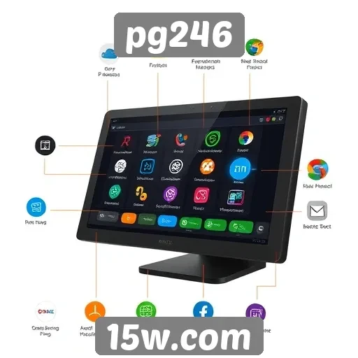 Destaque para a interface amigável do pg246