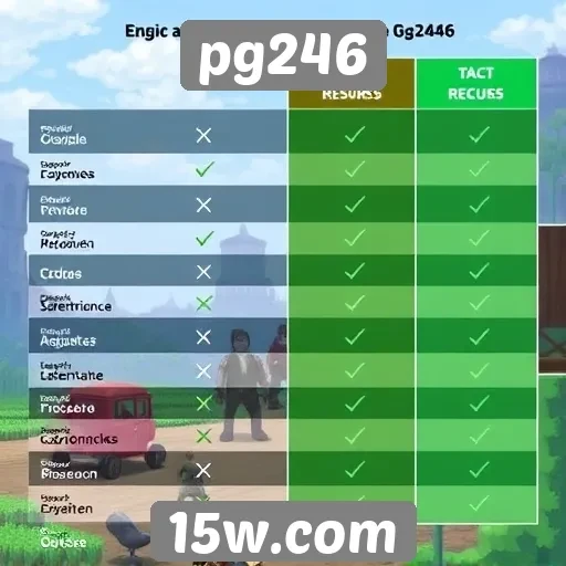 Comparação de pg246 com outras plataformas de jogos